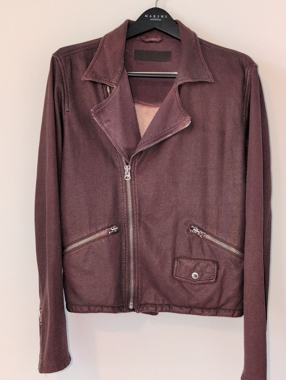 Men's Brown Zip-Front Jacket